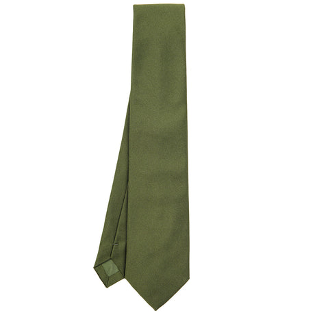 OLIVE GREEN SARTORIAL JACQUARD SILK TIE