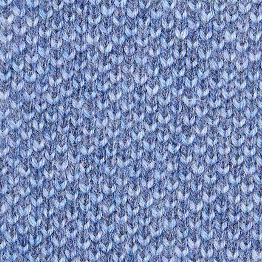 CRAVATTA TRICOT IN CASHMERE AZZURRO POLVERE