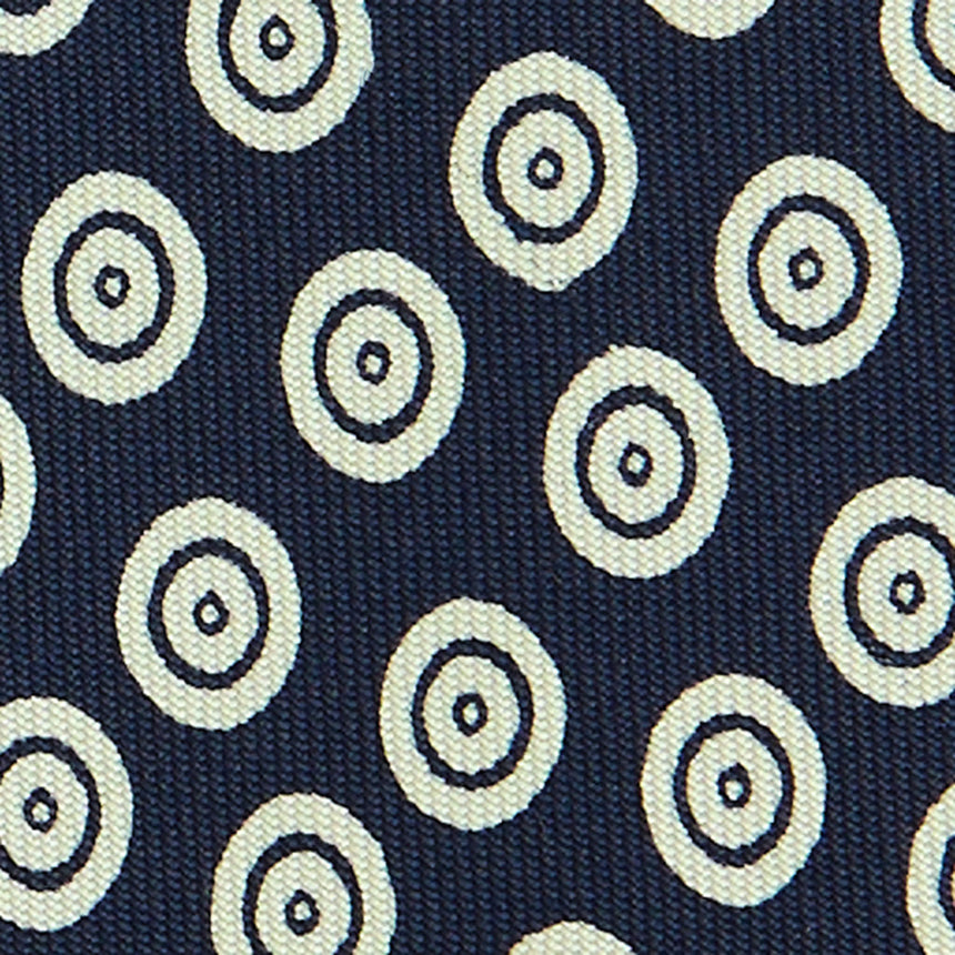 CRAVATTA IN SETA BLU SCURO 
