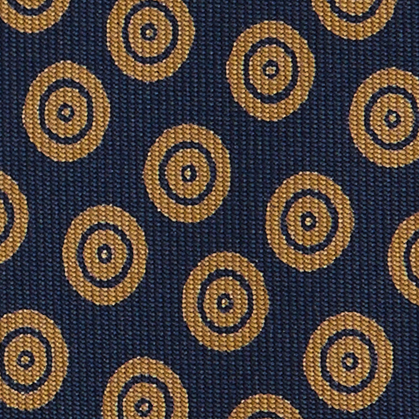 CRAVATTA IN SETA BLU SCURO 