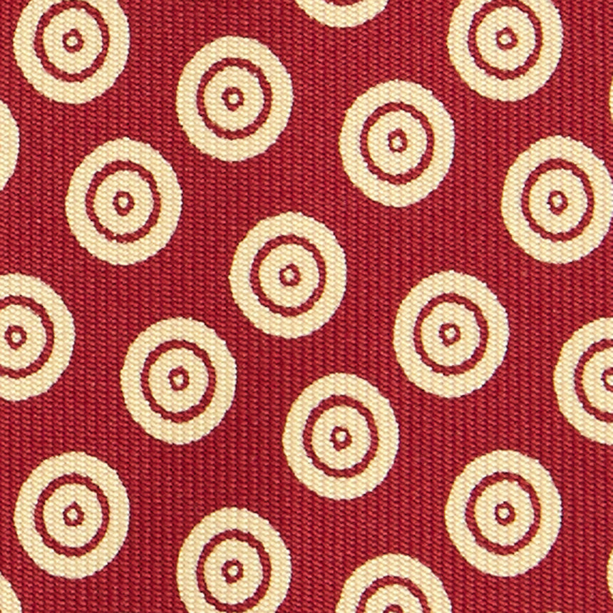 CRAVATTA IN SETA BORDEAUX 