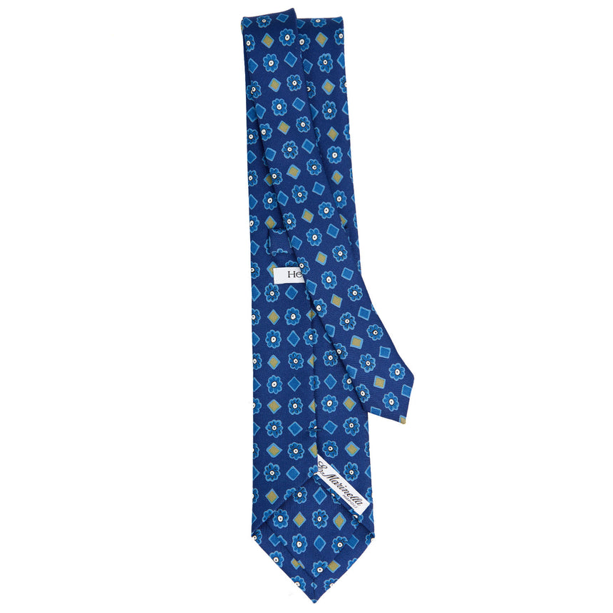 CRAVATTA IN SETA BLUETTE 