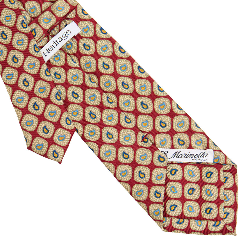 BURGUNDY SILK TIE
