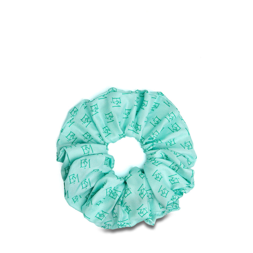 LIGHT GREEN SILK SCRUNCHIE