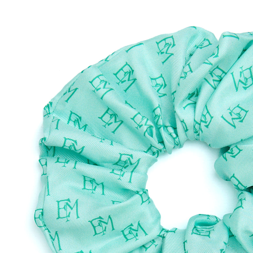 LIGHT GREEN SILK SCRUNCHIE