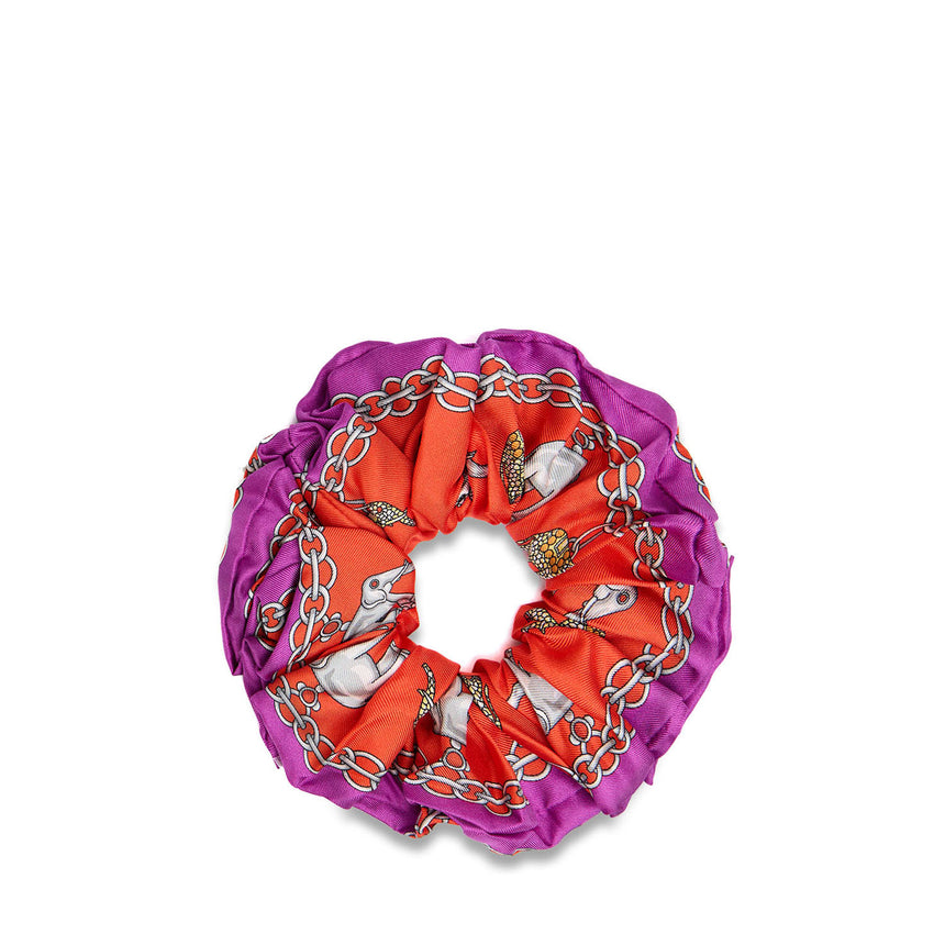 FUCHSIA SILK SCRUNCHIE