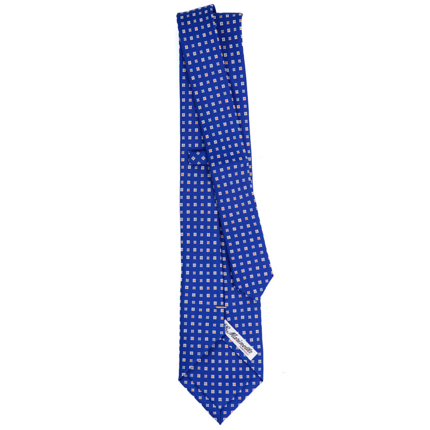 BLUETTE EXTRA LONG PRINTED SILK TIE