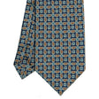 dark_blue_extra_long_sartorial_silk_tie_paisley_pattern_detail_of_the_back_pleats