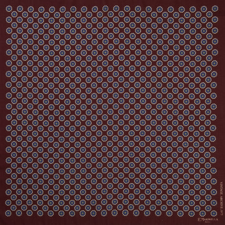 BURGUNDY WOOL, CASHMERE AND SILK SCARF 65