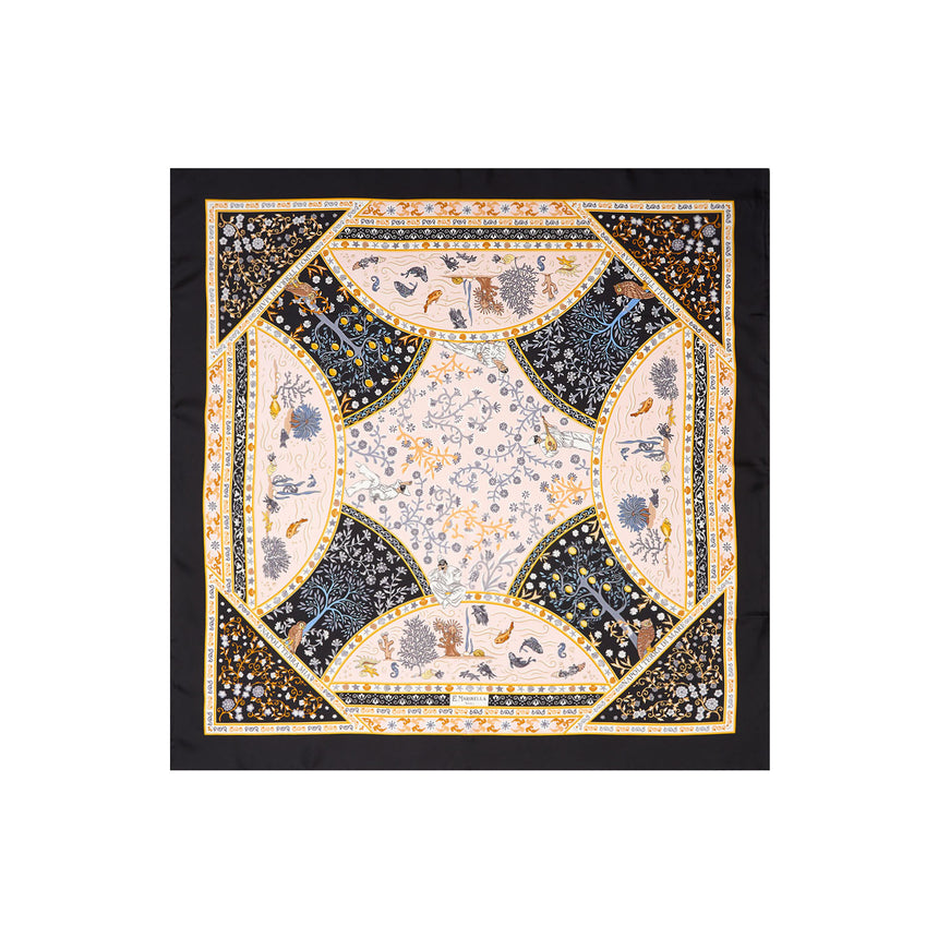 FOULARD IN SETA 90 NERO
