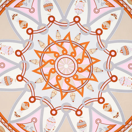 LIGHT GREY SILK SCARF 90