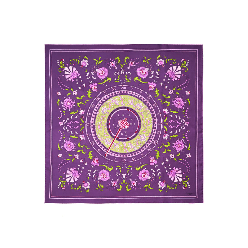 FOULARD IN SETA 90 VIOLA