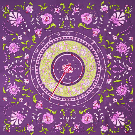 FOULARD IN SETA 90 VIOLA