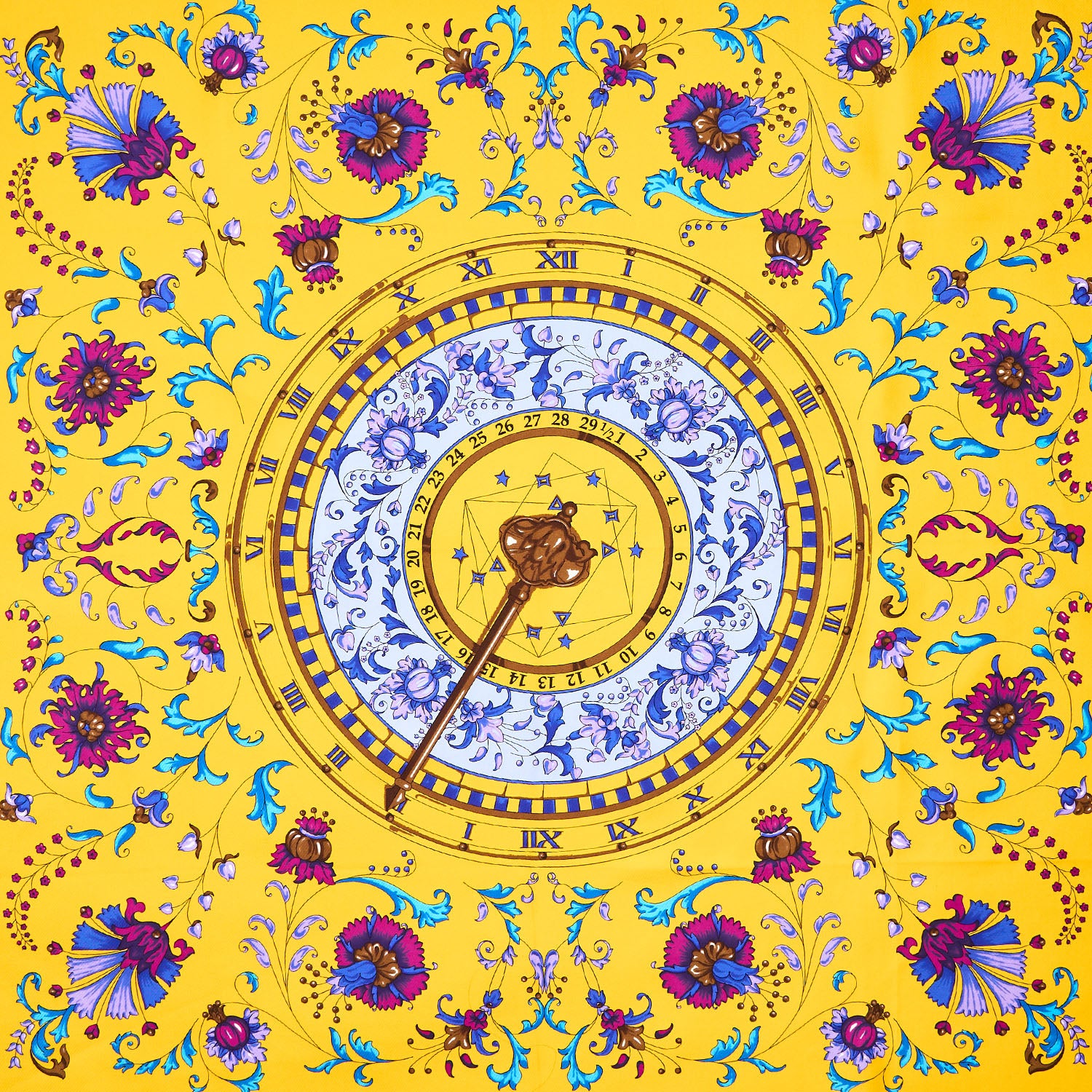 Yellow Silk Scarf 90 - A Summer In Capri – E.Marinella