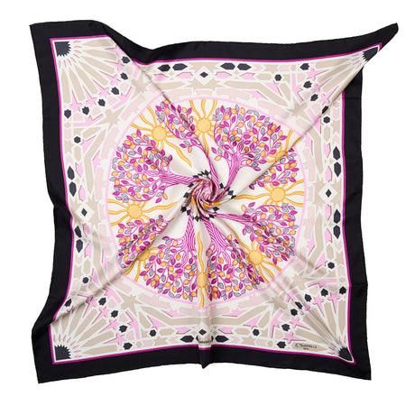 FOULARD IN SETA 90 NERO