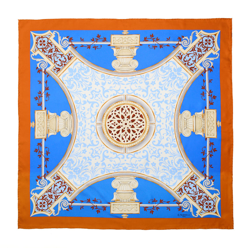 FOULARD IN SETA 90 ARANCIONE