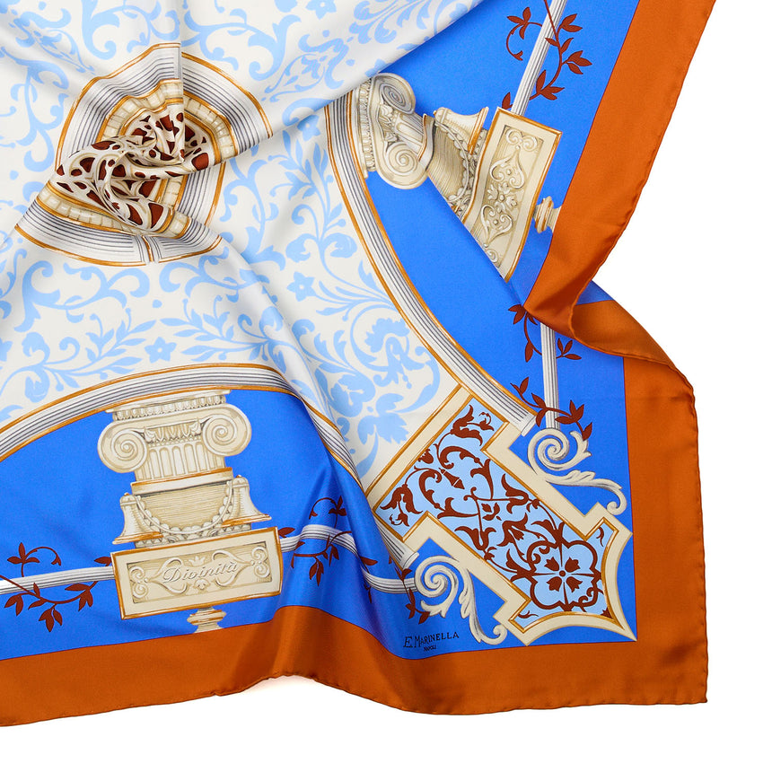 FOULARD IN SETA 90 ARANCIONE