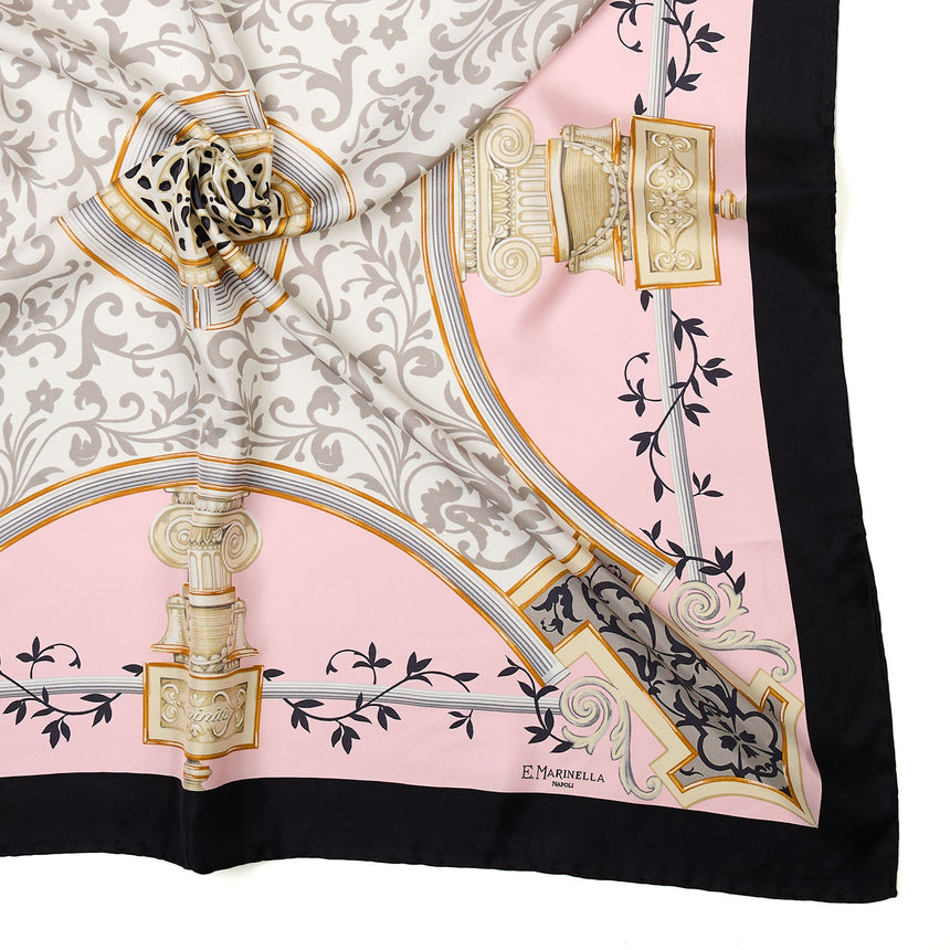 FOULARD IN SETA 90 NERO