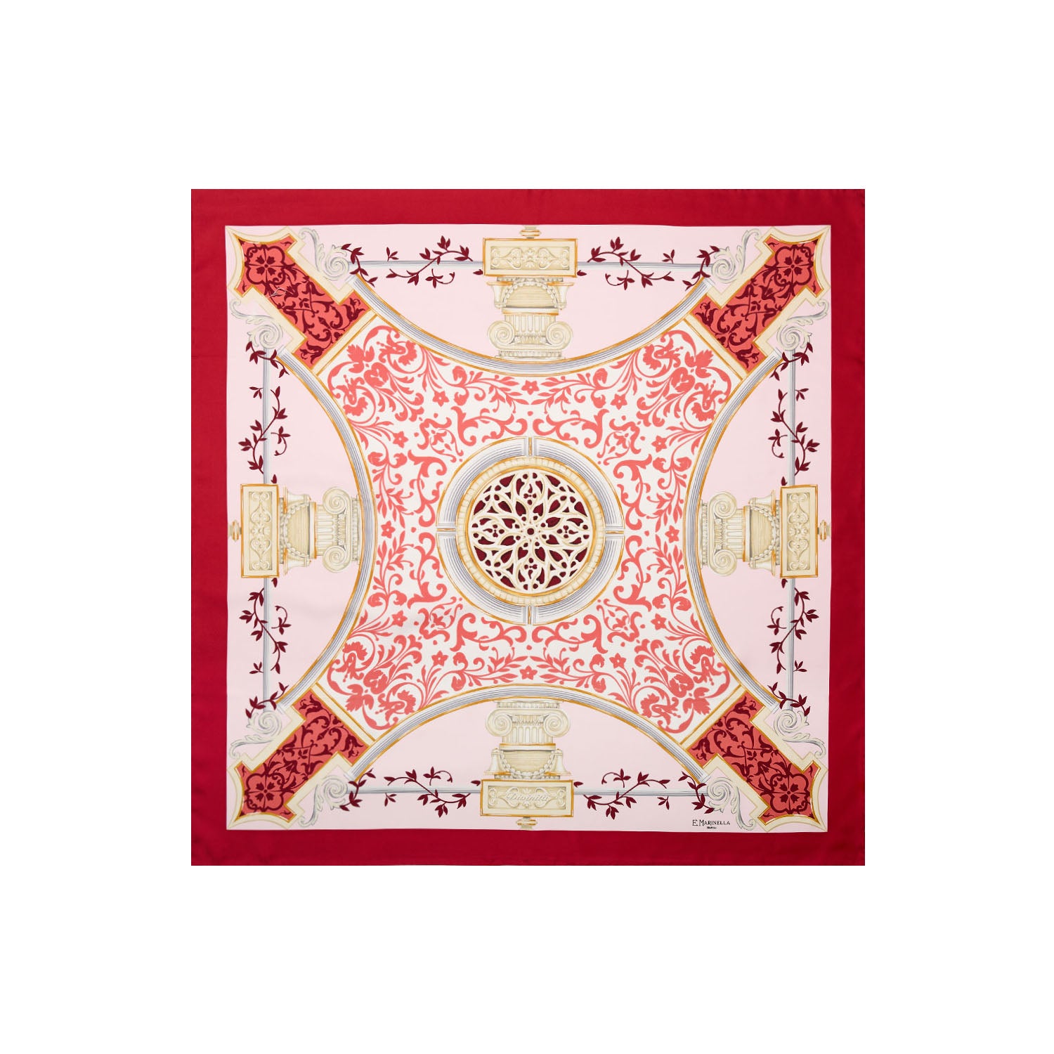 Red Silk Scarf 90 - The Divinity – E.Marinella