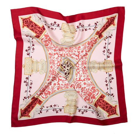 FOULARD IN SETA 90 ROSSO