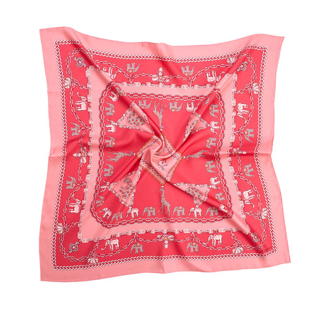FOULARD IN SETA 90 ROSA