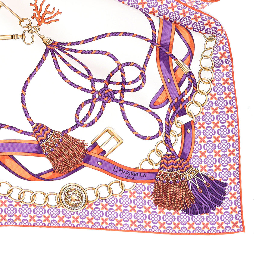 VIOLET SILK SCARF 65