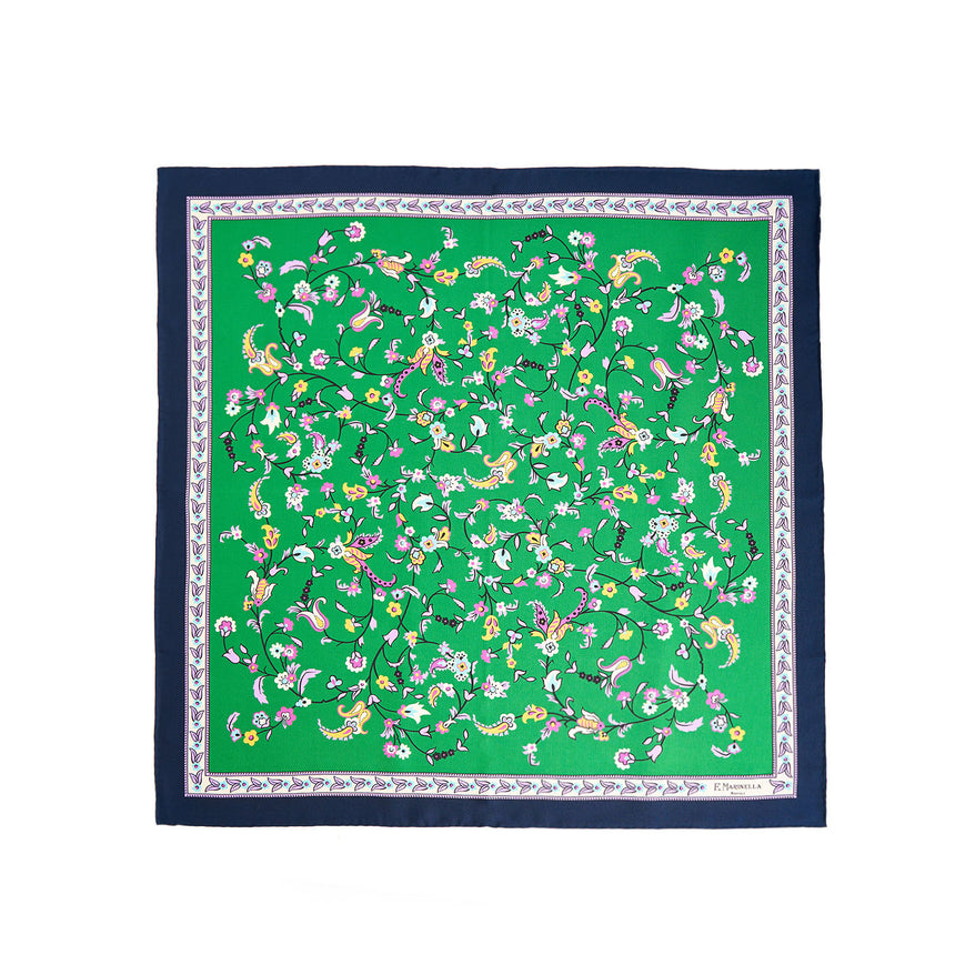 DARK GREEN SCARF 65