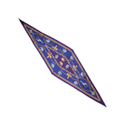 violet_silk_diamond_shape_scarf_lucky_elephant_full_front_view
