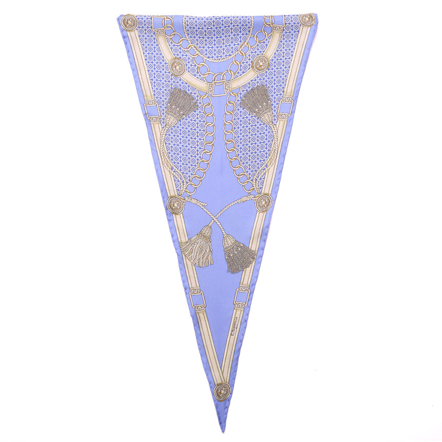 LILAC SILK DIAMOND SHAPE SCARF