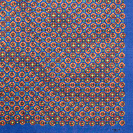 FOULARD IN LANA, CASHMERE E SETA 65 BLU 