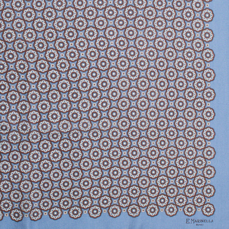 FOULARD IN LANA, CASHMERE E SETA 65 AZZURRO POLVERE