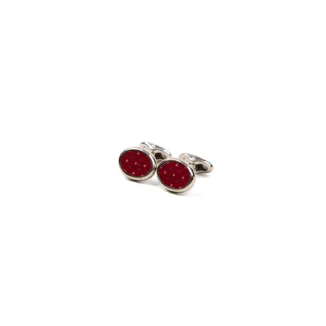 Gemelli in lapislazzuli, ottone argentato, elegante Gemelli in lapislazzuli, ottone argentato, elegante
