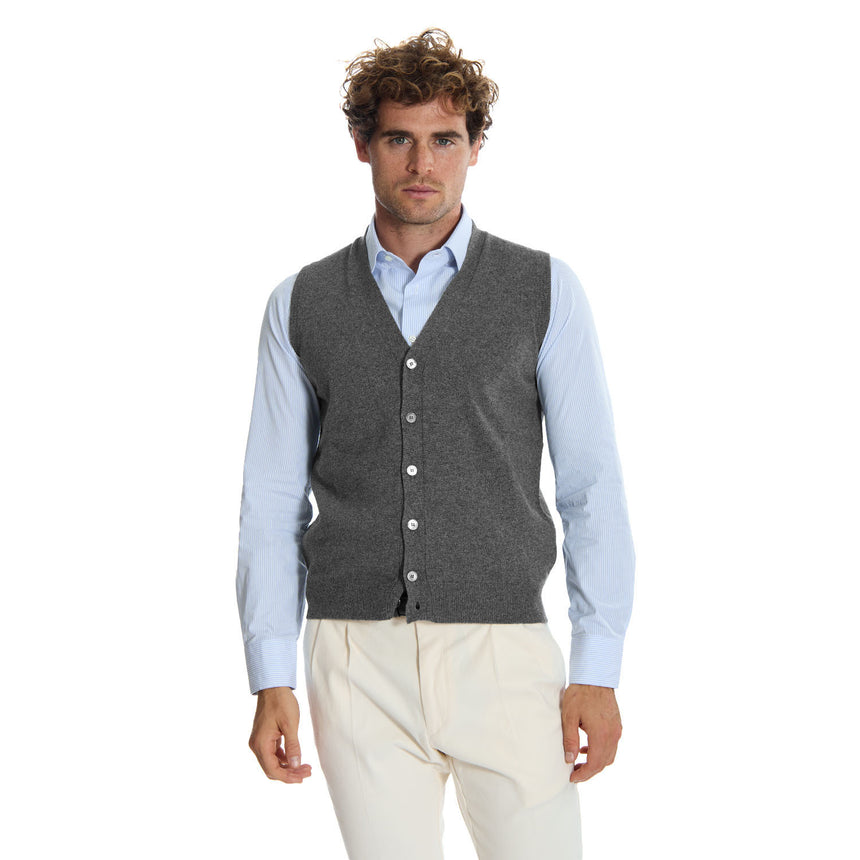 GILET GRIGIO SCURO