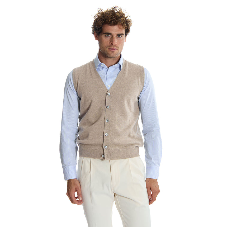 GILET BEIGE