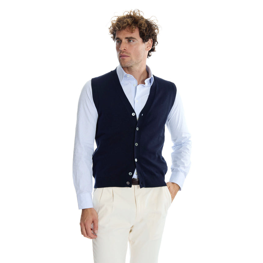 DARK BLUE GILET