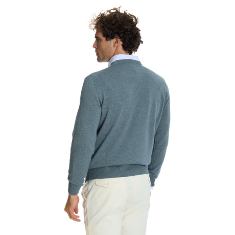 PETROL GREEN CREWNECK SWEATER
