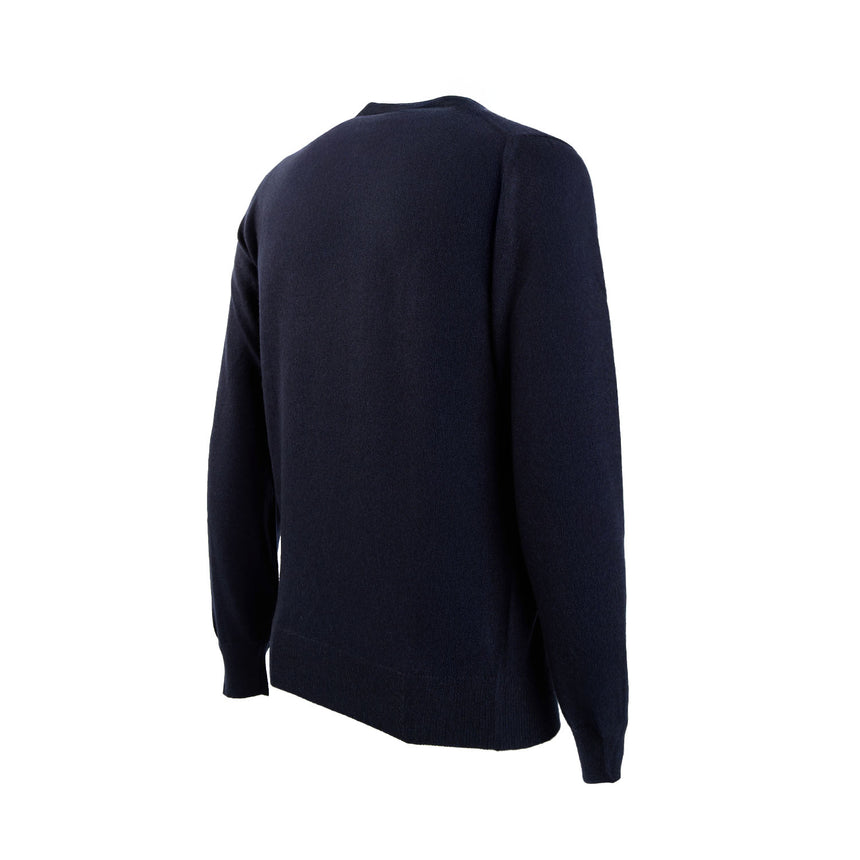 MAGLIONE GIROCOLLO BLU SCURO