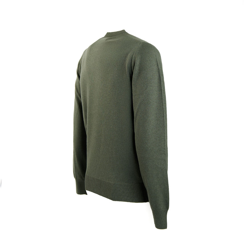 DARK GREEN CREWNECK SWEATER
