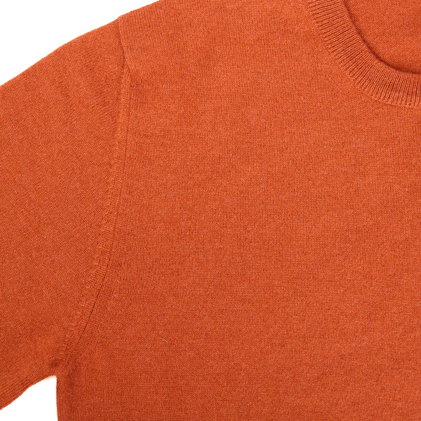 MAGLIONE GIROCOLLO ARANCIONE