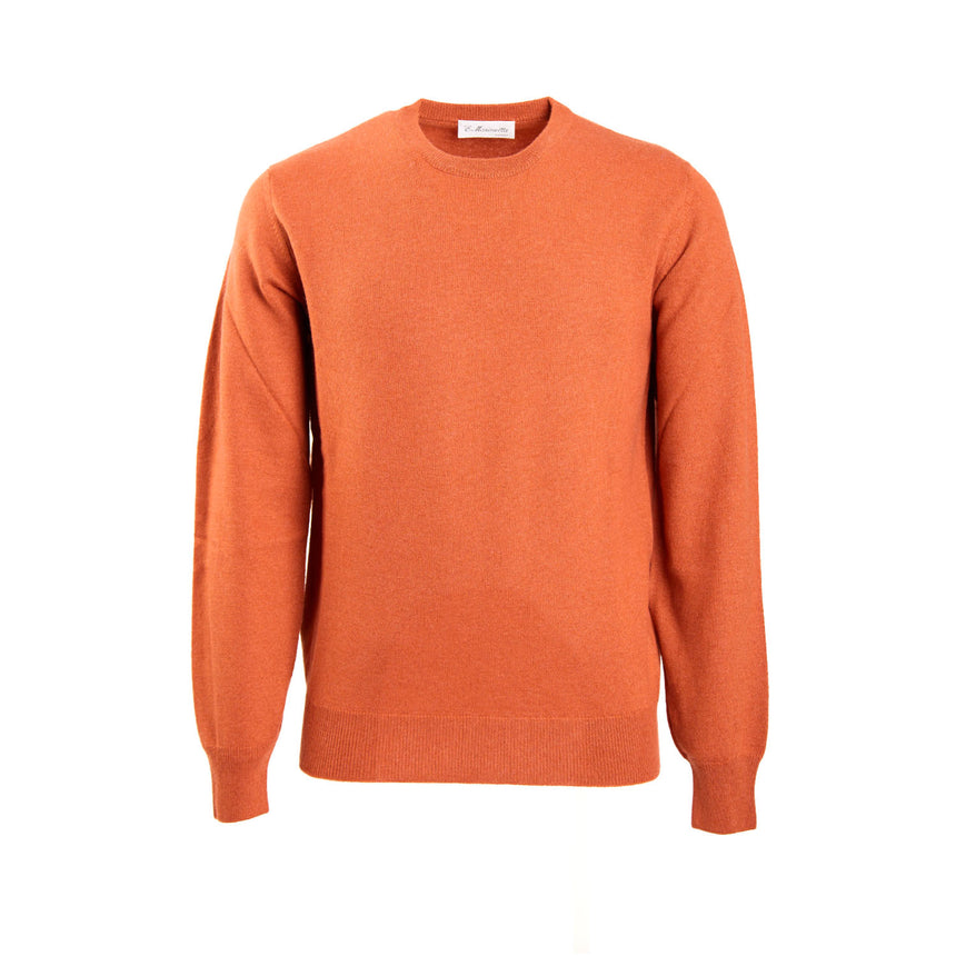 MAGLIONE GIROCOLLO ARANCIONE