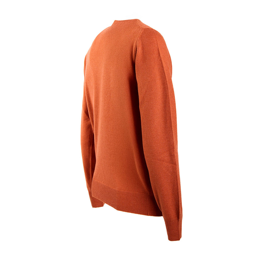 MAGLIONE GIROCOLLO ARANCIONE