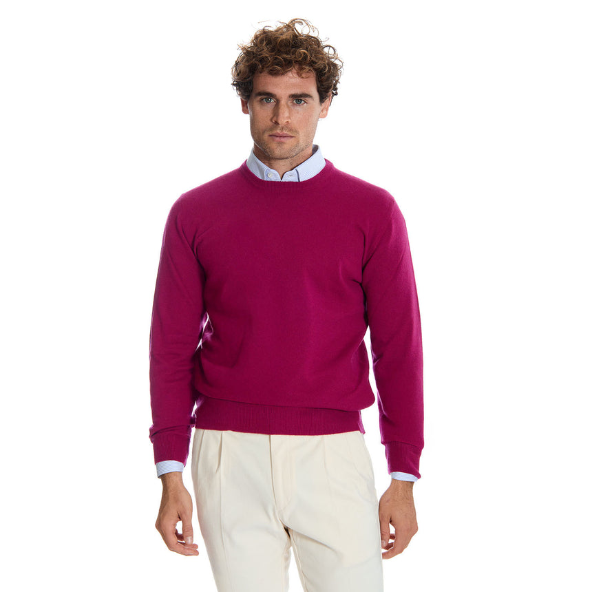 MAGLIONE GIROCOLLO BORDEAUX