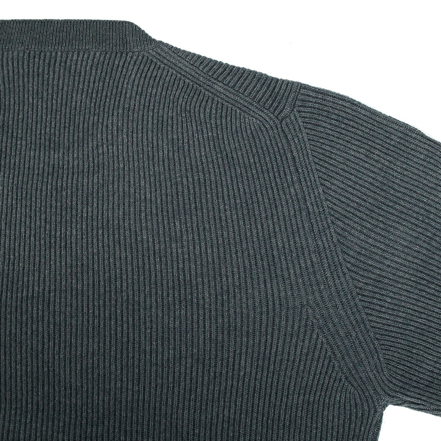 PETROL GREEN CREWNECK SWEATER