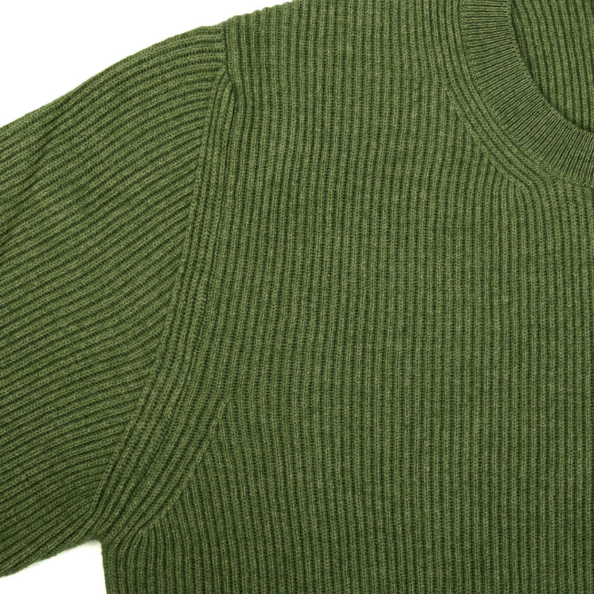 GREEN CREWNECK SWEATER