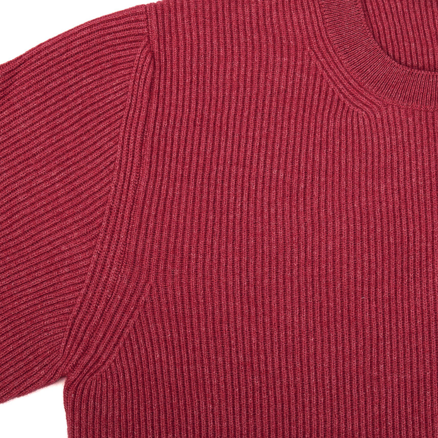 BURGUNDY CREWNECK SWEATER
