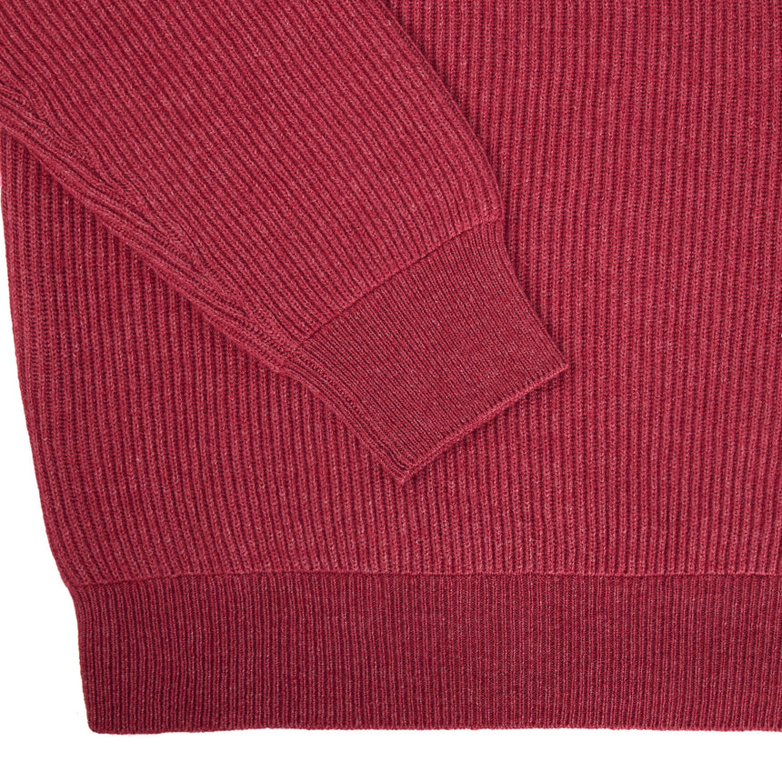 BURGUNDY CREWNECK SWEATER
