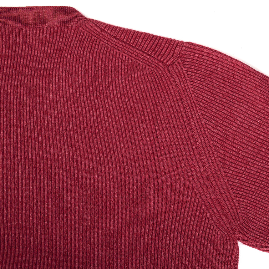 BURGUNDY CREWNECK SWEATER