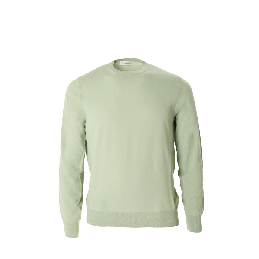 LIGHT GREEN CREWNECK PULLOVER
