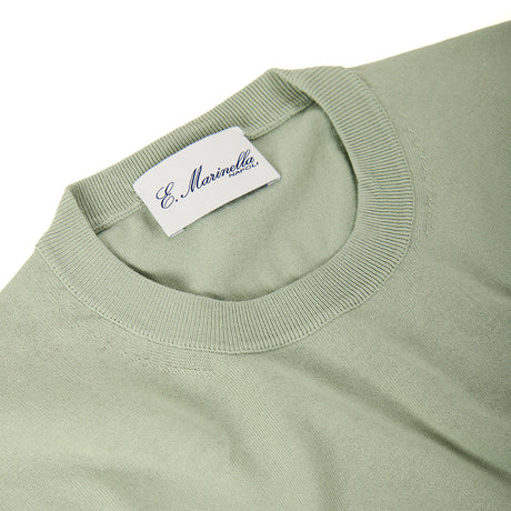 LIGHT GREEN CREWNECK PULLOVER