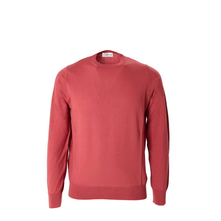 BURGUNDY CREWNECK PULLOVER